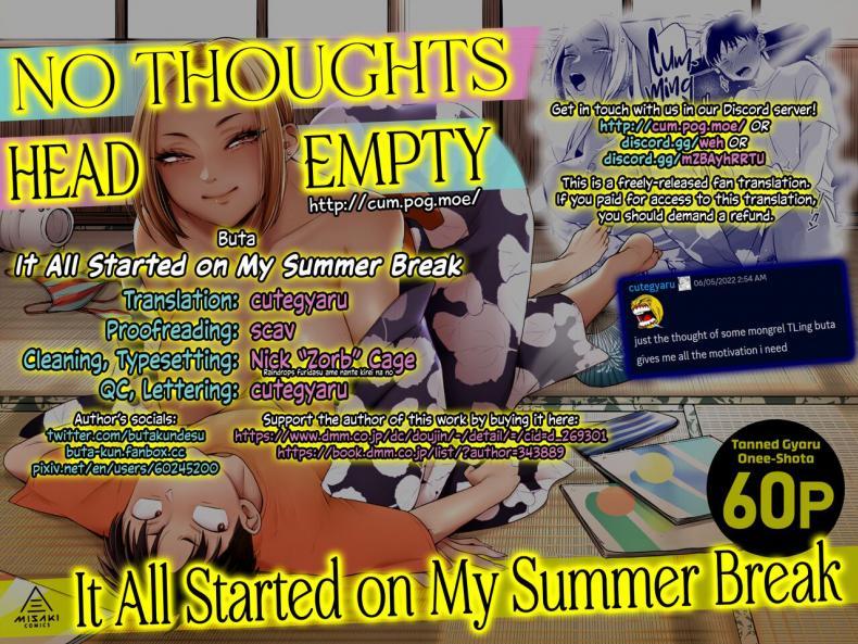 Doujin-Lc- อ่าน โดจิน มังฮวา เกาหลี ญี่ปุ่น จีน แปลไทย ทุกอย่างมันเริ่มตอนฤดูร้อน [Misaki (BUTA)] Kikkake wa Natsuyasumi It All Started on My Summer Break ตอนที่ 1 2 3 4 5 6 7 8 9 10 11 12 13 14 ฟรี ไม่มีโฆษณา อ่าน โดจิน Manhwa เกาหลี ญี่ปุ่น จีน เรามีครบ คัดมาให้เน้นๆ โดจิน 18+ รับประกันความฟินโดย  Doujin Lc